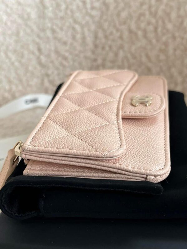 23S light beige zip card 3:27 PM holder wallet - Image 4