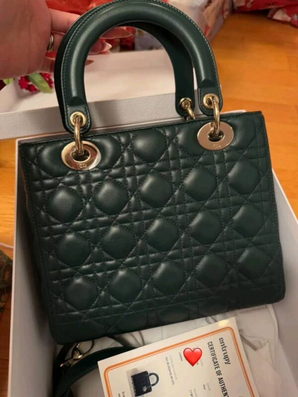 M Lady Dior Dark Green - Image 6