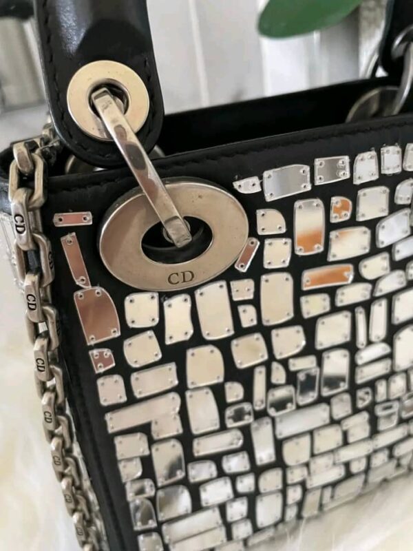 MINI LADY DIOR SEQUIN BLACK - Image 2