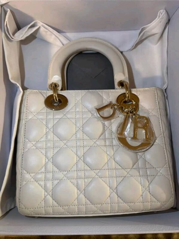 Lady Dior Small in lamb skin