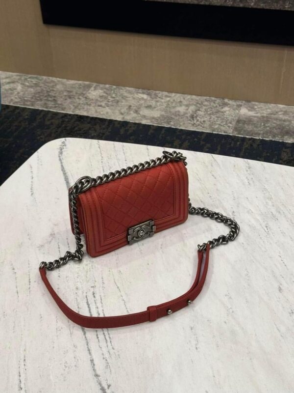 Small Red Chanel Boy Bag 18 series.