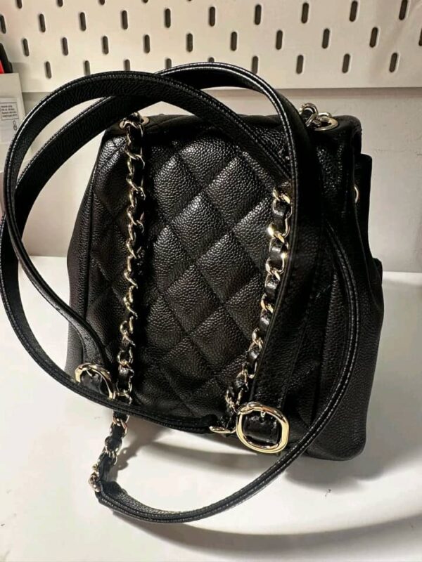 Chanel Mini Duma Backpack Caviar in Black 24A - Image 6