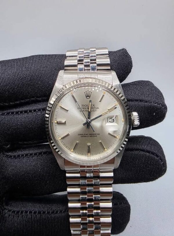3 X RLX 16014 (Watch only) Silver stick dial - Image 5