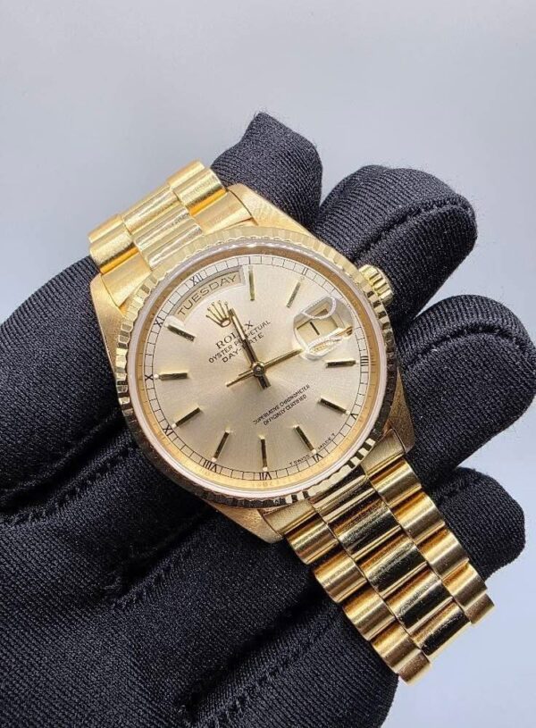 RxxxX 18238 (Watch only) Silver Stick dial E Serial (1990) 21 links 4 screws - Image 5