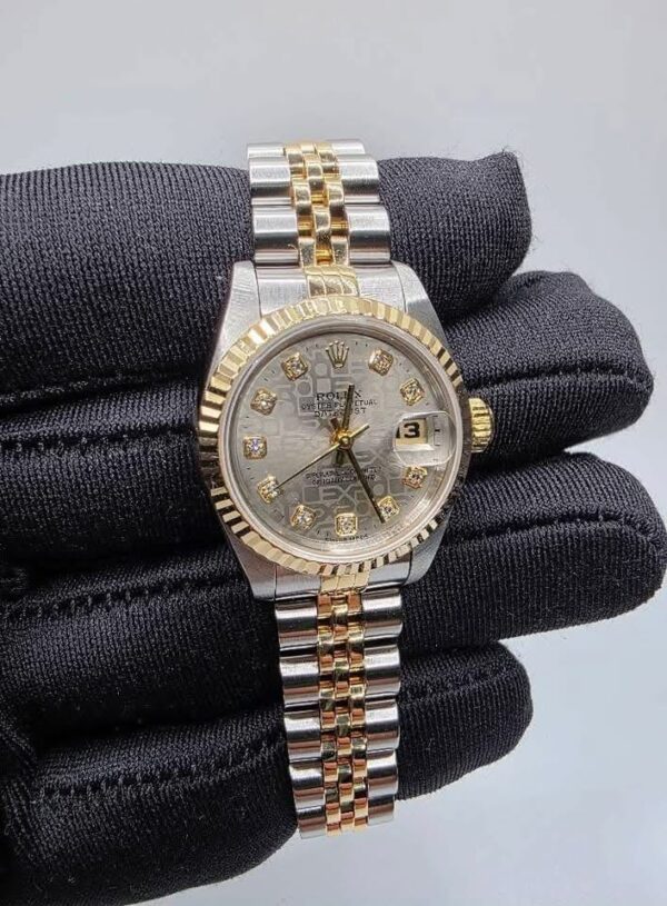 RxxxX 69173 with Cert Grey computer Diamond dial  T Serial Cert dated 1997 18 links